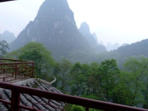 View from my room at Li River Retreat