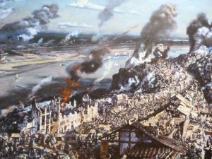 Wartime Chongqing painting