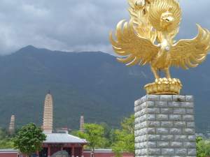 The 3 Pagodas at Dali (copy - original destroyed by earthquake)