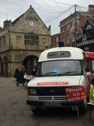 Emergency Poet, Shrewsbury Square